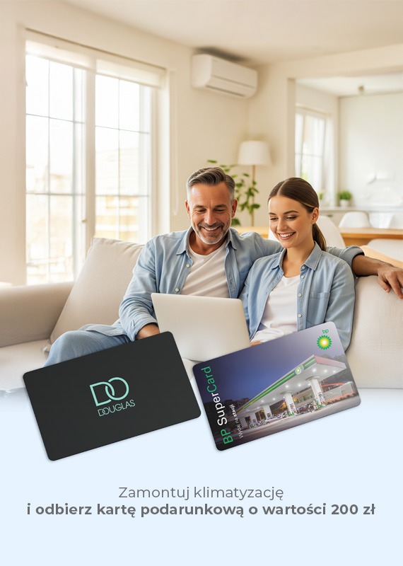 Klimatyzacja to standard - kup i zamontuj klimatyzację Rotenso i odbierz kartę podarunkową o wartości 200 złotych.